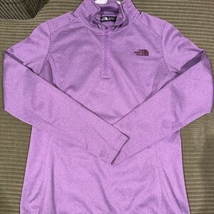 The North Face Purple Quarter-Zip Pullover